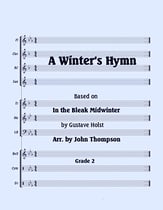 A Winter's Hymn Concert Band sheet music cover